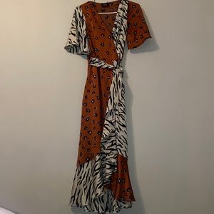 Cheetah dress, silky
